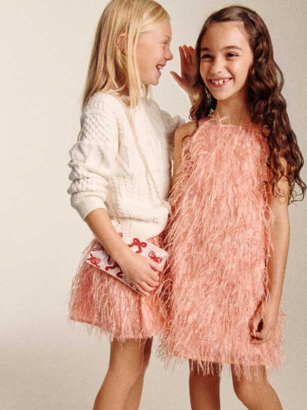 New 12 Crewcuts J.Crew Collection pink tinsel party dress with silver Lurex